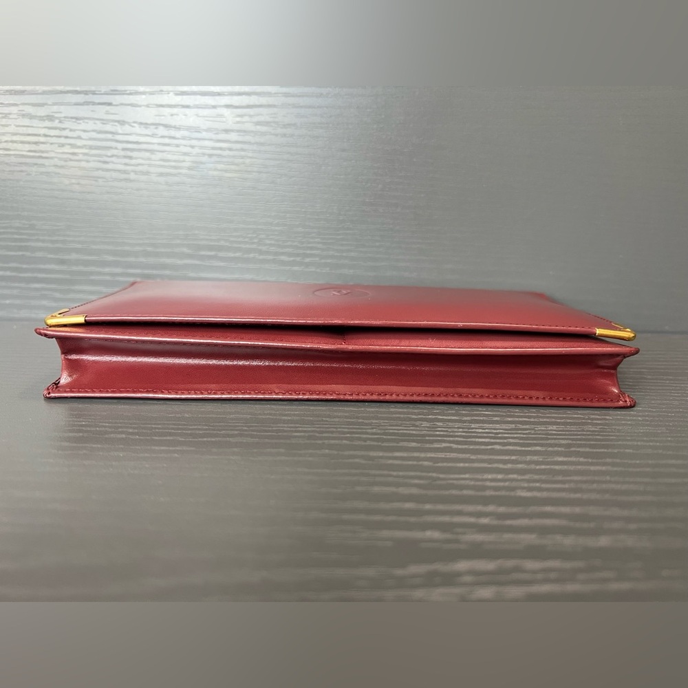 SOLD!❌ Cartier Burgundy Long Wallet - Picture 5 of 14